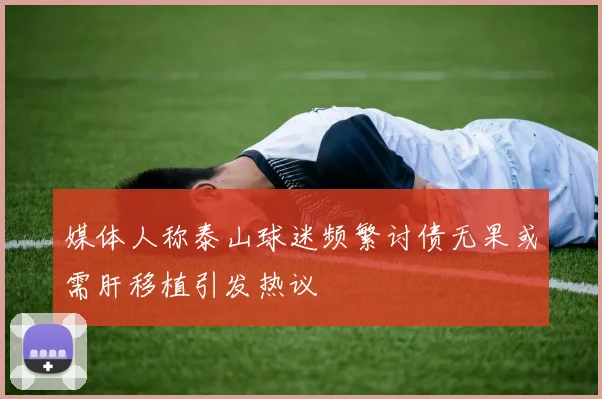 媒体人称泰山球迷频繁讨债无果或需肝移植引发热议